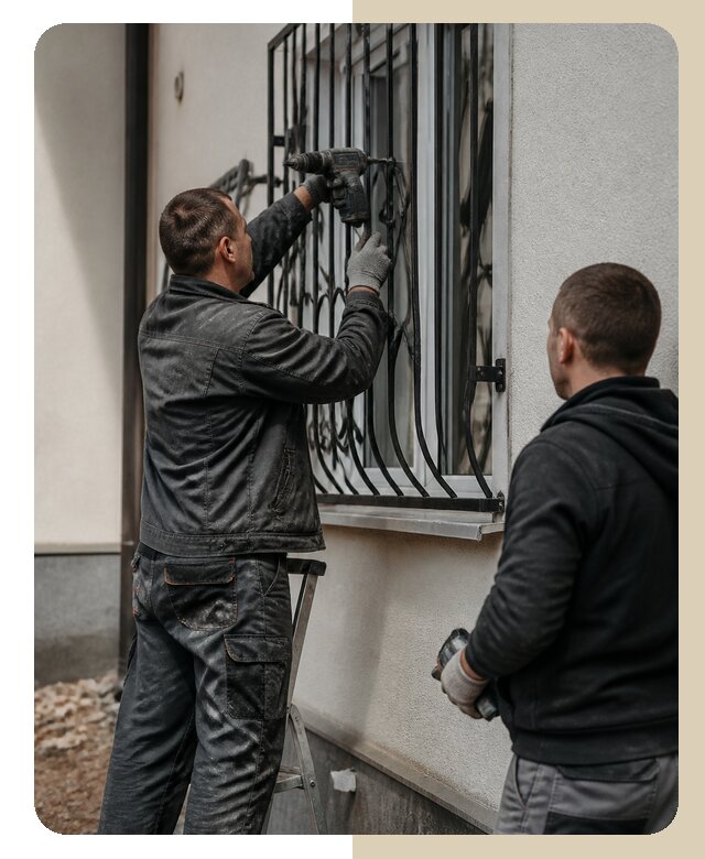 Установка наружных решеток в Красном Сулине от 5001 р. | Дверной